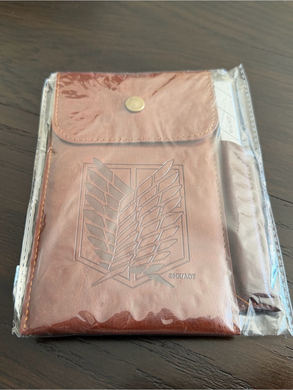 Loot Crate Anime Attack On Titan Leather Pouch Notebook Carpenter Pencil